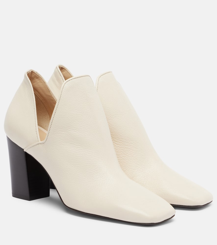Туфли-лодочки D'Orsay 80 из кожи Lemaire, White