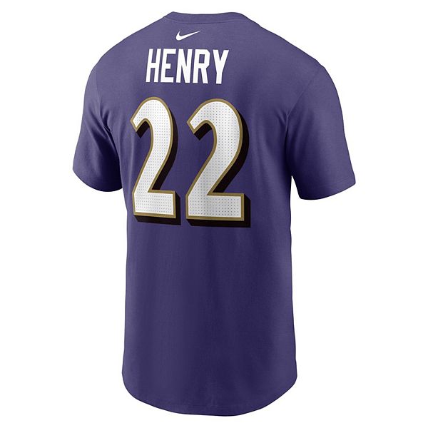 Футболка с именем и номером игрока Derrick Henry Baltimore Ravens Nike — фото 4