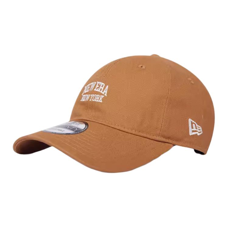 

New Era Хлопковая бейсболка унисекс светло-коричневая, Light Brown