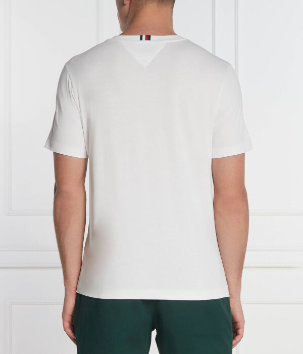 Футболка монограмма imd tee Regular fit Tommy Hilfiger, белый — фото 4