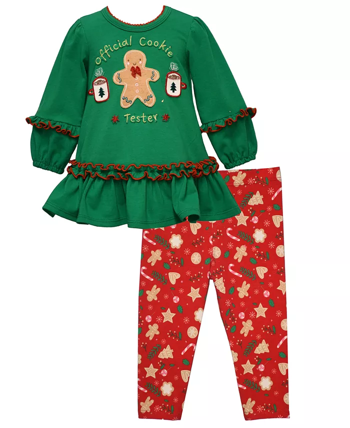 

Детский комплект для девочек Cookie Tester из 2 предметов Bonnie Baby, мультиколор