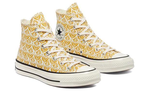 Кроссовки chuck 70 high 'summer spirit - gold dart' Converse, желтый — фото 3