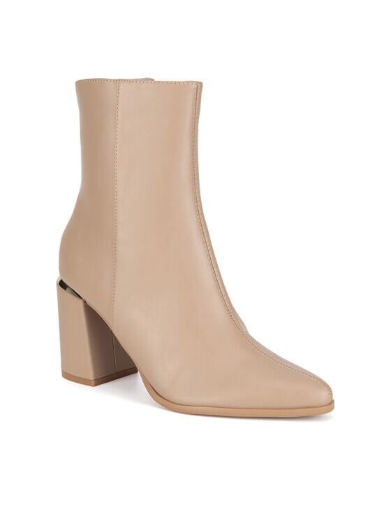 Ботильоны Nine West, бежевый — фото 2