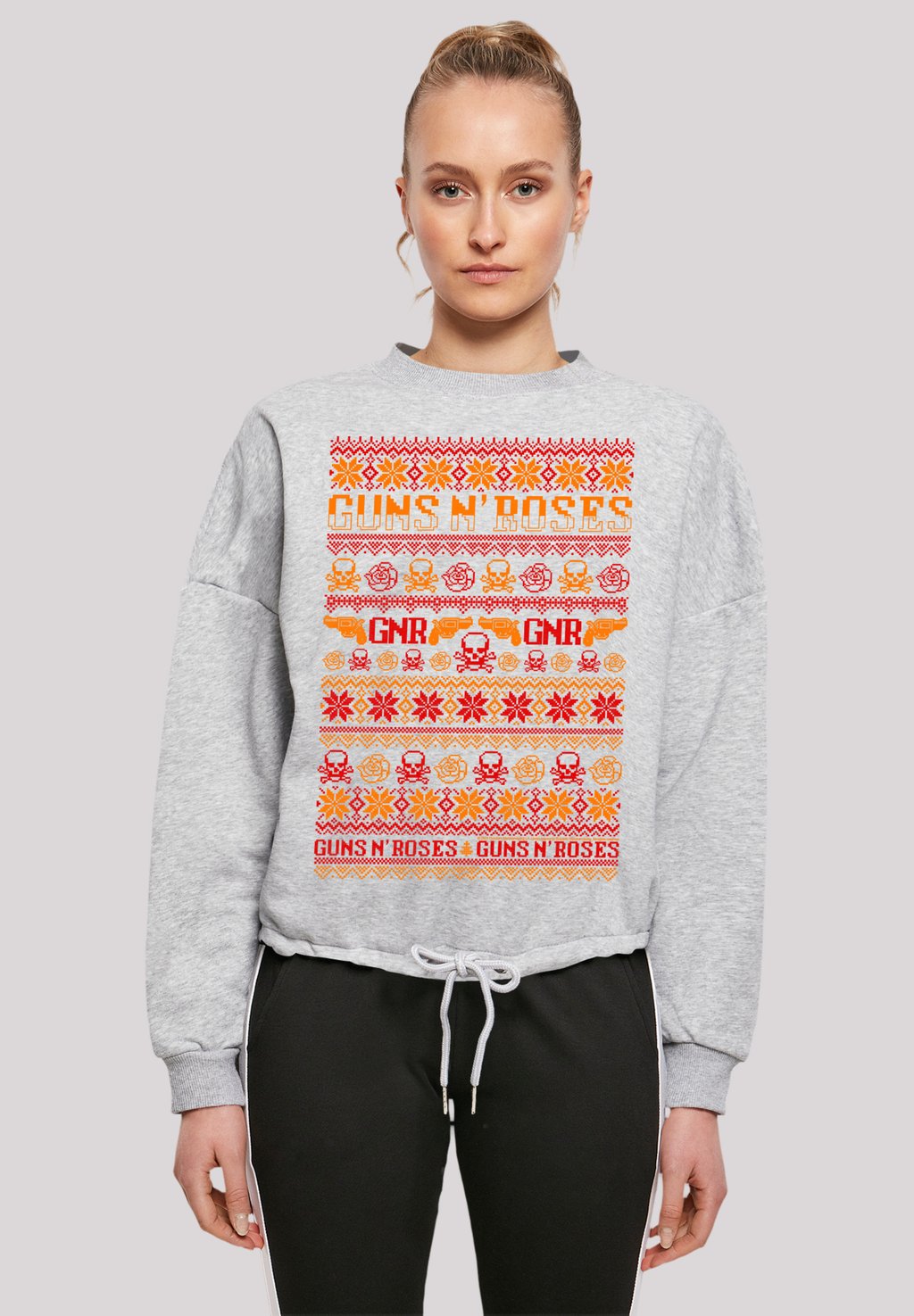 

Толстовка GUNS N' ROSES WEIHNACHTEN F4NT4STIC, серый
