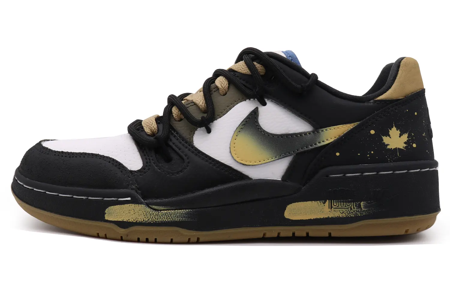 

Nike Полноразмерные низкие кроссовки для скейтбординга мужские black yellow