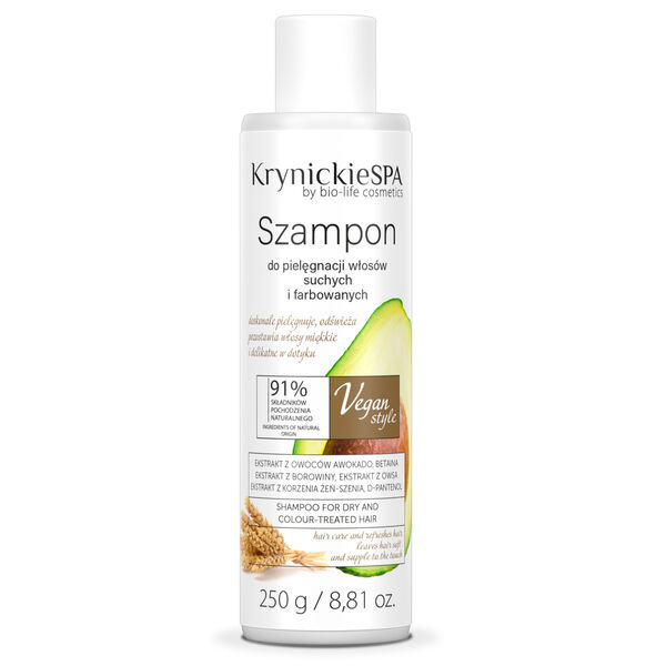 

Шампунь для сухих и окрашенных волос, 250 г Krynickie Spa