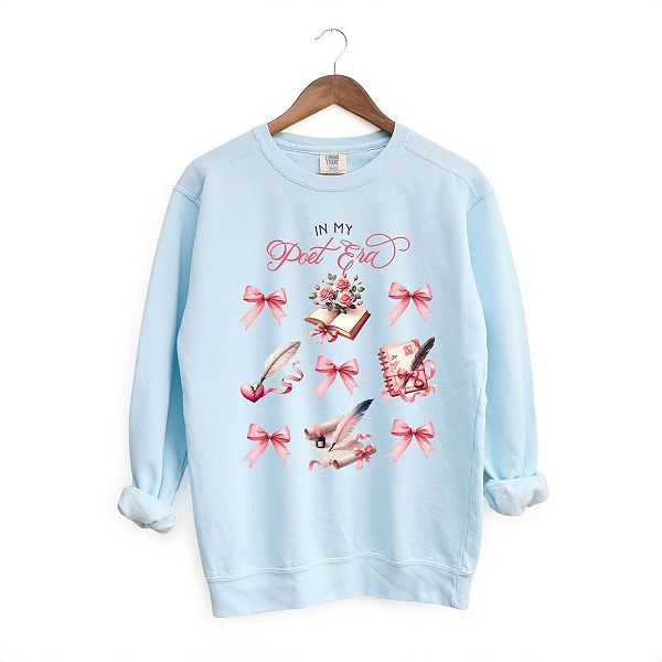 

Свитшот Coquette poet era, окрашенный в готовом виде Simply Sage Market, Chambray