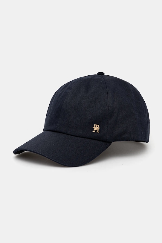 

Хлопковая кепка с козырьком Tommy Hilfiger, темно-синий