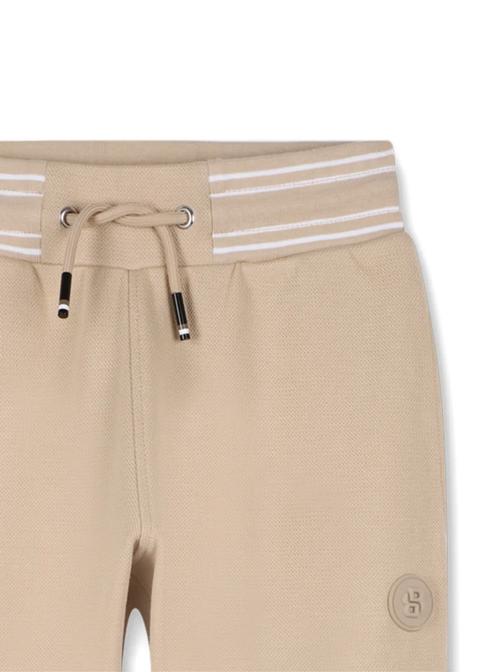 Спортивные брюки с логотипом Boss Kidswear, бежевый — фото 3