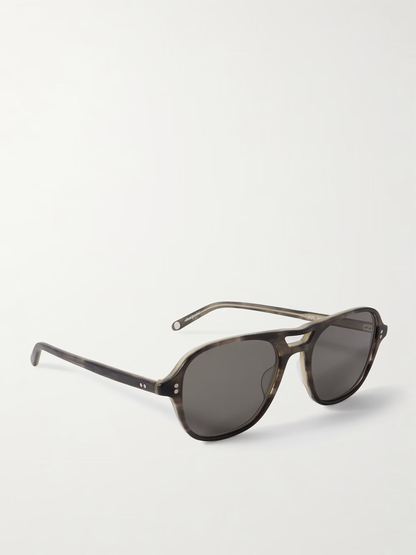 

Солнцезащитные очки Doc Aviator-Style из ацетата GARRETT LEIGHT CALIFORNIA OPTICAL, серый