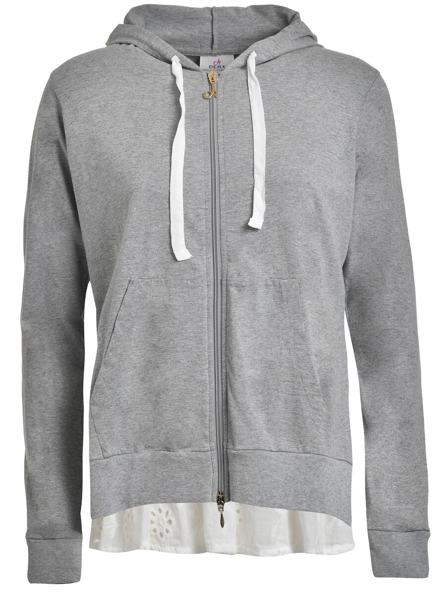 

Толстовка с капюшоном на молнии DEHA Zip-Up Hoodie, серый