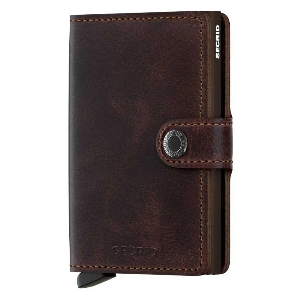 

Кошелек Secrid Miniwallet Vintage leather, коричневый