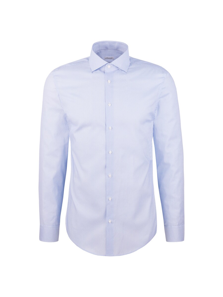 

Рубашка делового кроя Slim Fit SEIDENSTICKER Schwarze Rose, небесно-голубой