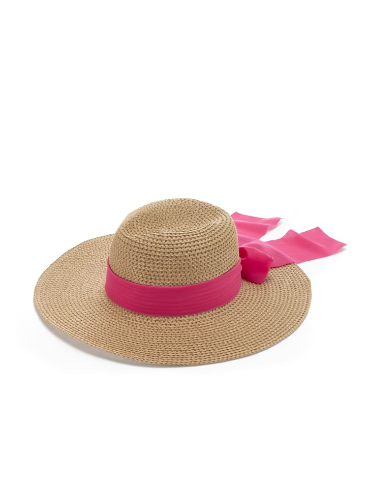 

Шляпа LASCANA, бежевый/розовый