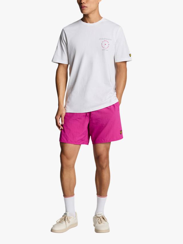 

Плавательные шорты на эластичной завязке Lyle & Scott, цвет Fuchsia