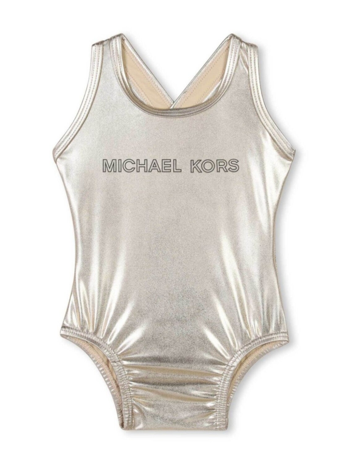 

Купальник с эффектом металлик Michael Kors Kids, золотой