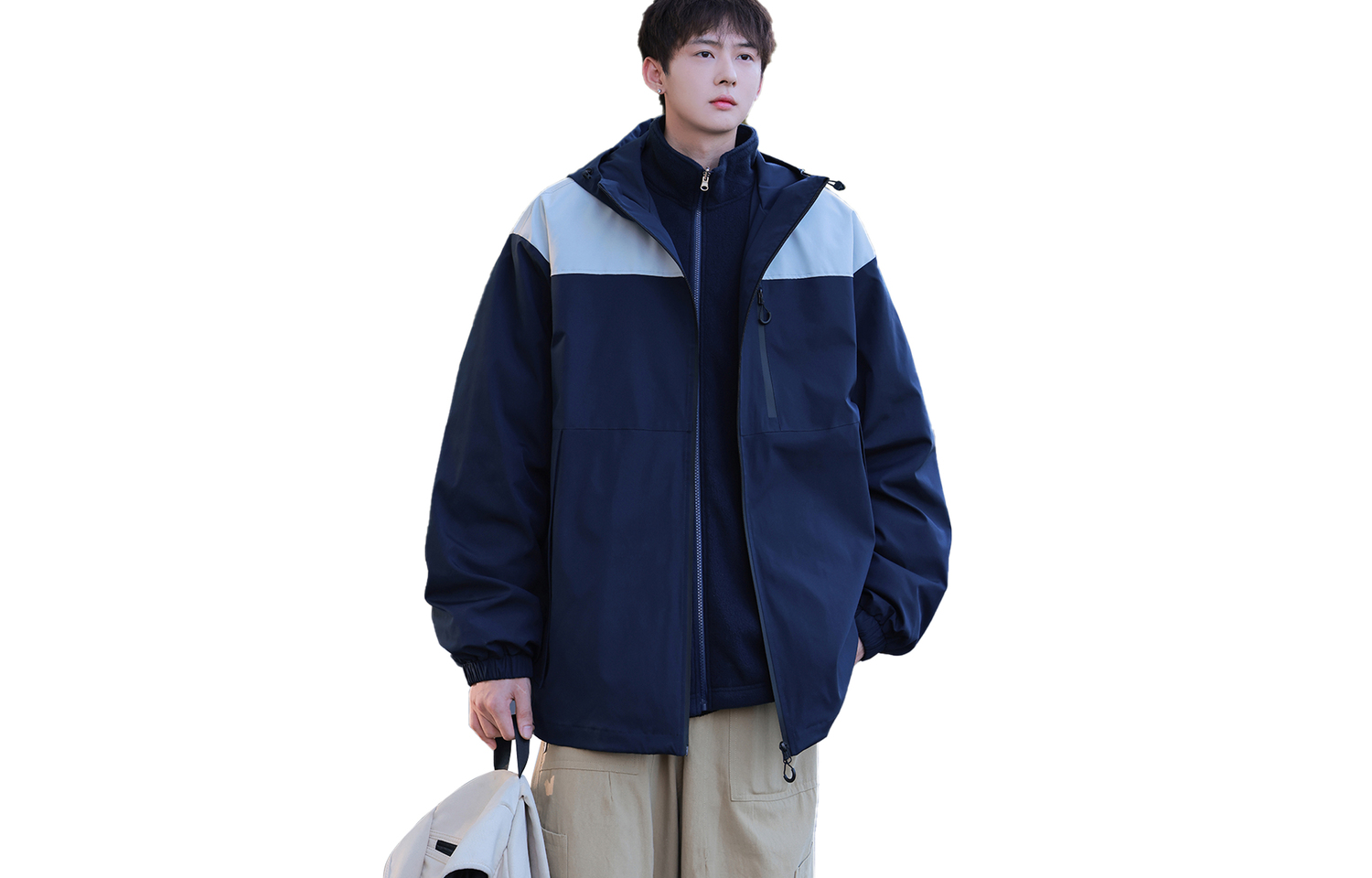 

MONTVOO Куртка Unisex, Navy Blue[3-in-1 Two-Piece Set]