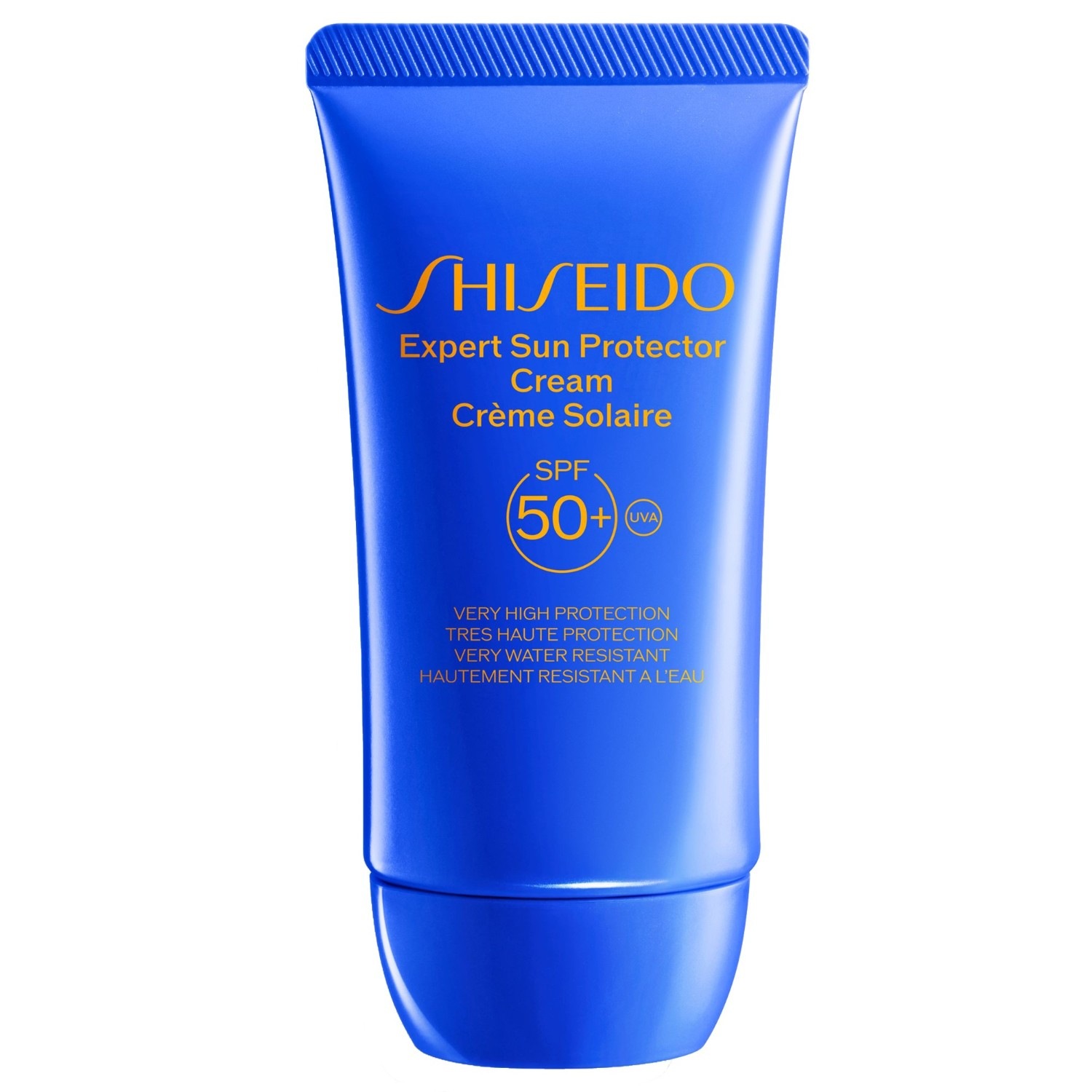 Солнцезащитный крем sun care blue expert sun protector cream spf50 Shiseido, объем 50 мл — фото 2