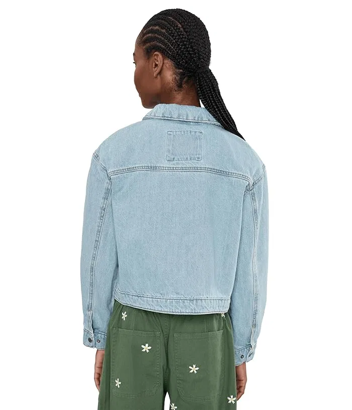 Куртка утилитарная хлопковая Levi's, Light Wash Denim — фото 4