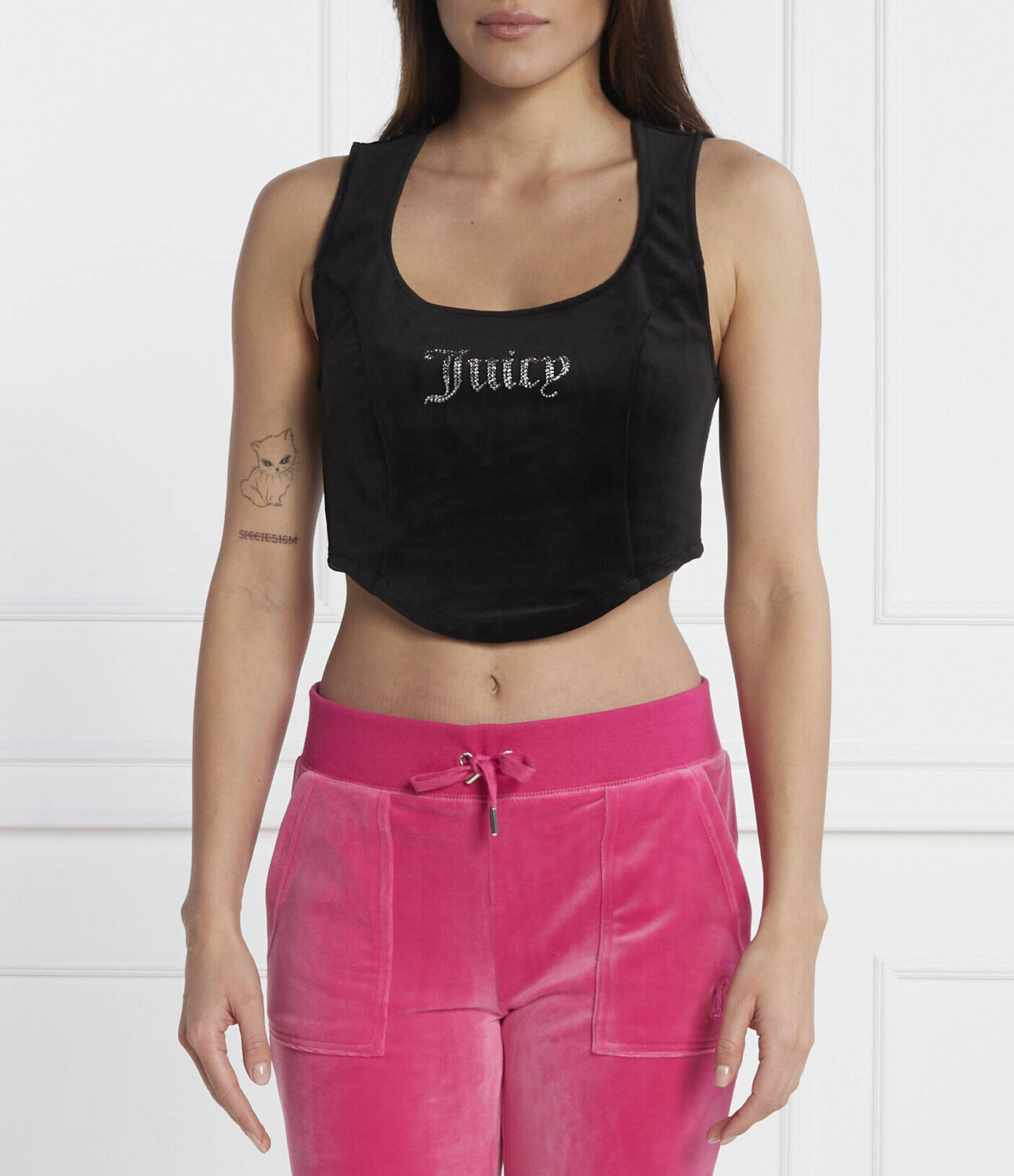 

Топ Juicy Couture CAMINA CORSET Regular Fit, черный