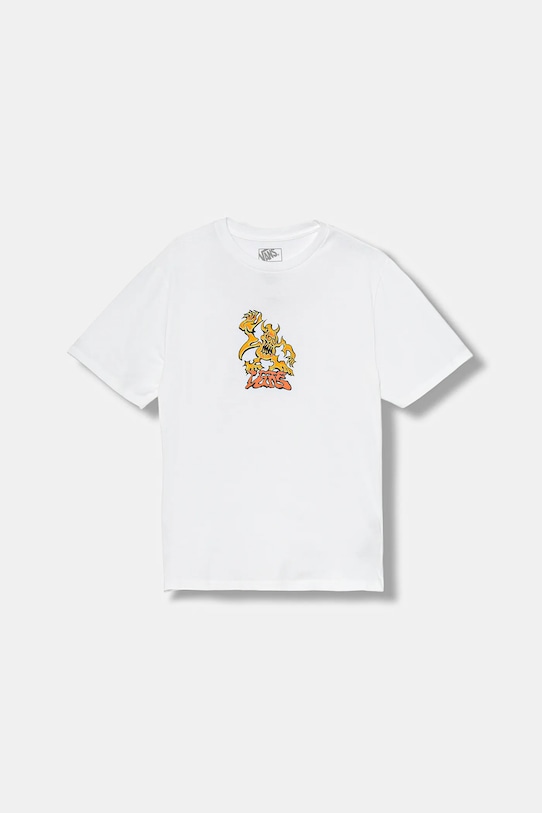 

Детская хлопковая футболка Goblin Step SS Vans, белый