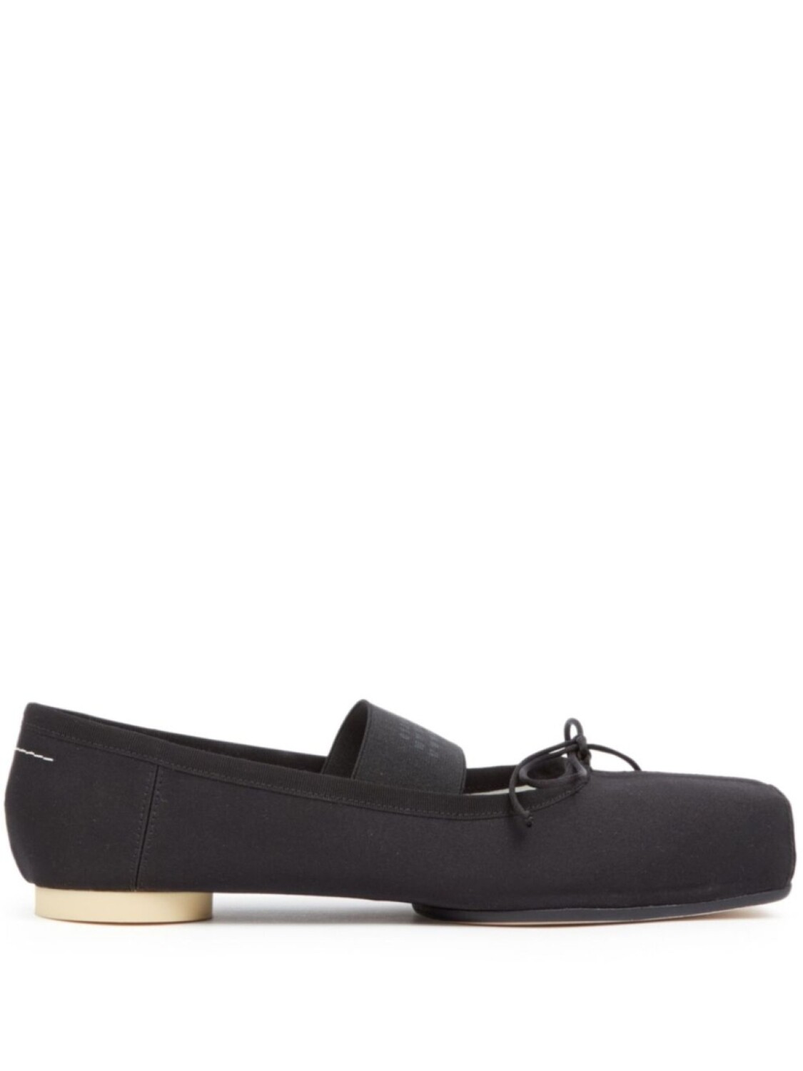 Балетки Anatomic с логотипом Numbers MM6 Maison Margiela, черный