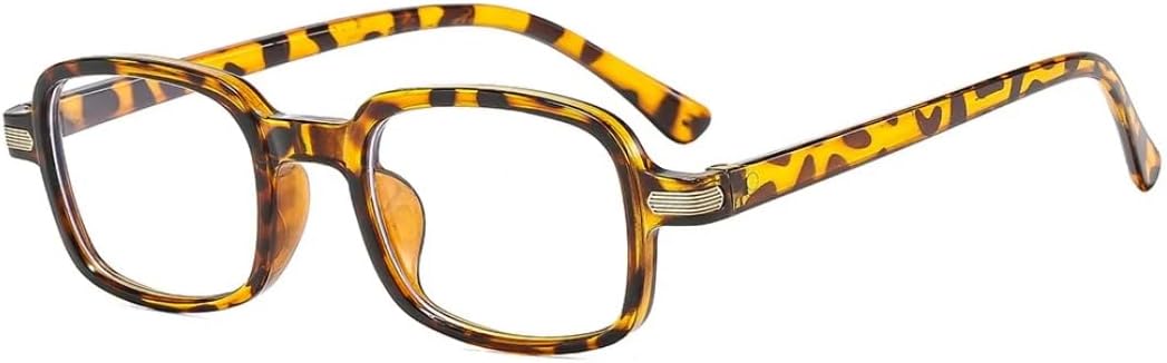 

Винтажные солнцезащитные очки с мелкими заклепками и леопардовым принтом для женщин, модные солнцезащитные очки с градиентным переходом цвета для мужчин TOIPASTN, Leopard Clear