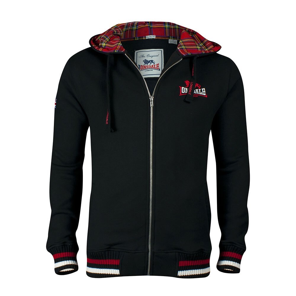 

Толстовка Lonsdale Lancaster Full Zip, черный