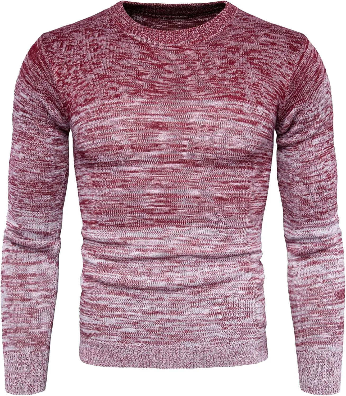 

Мужской вязаный свитер с цветными блоками SWJGLITTR