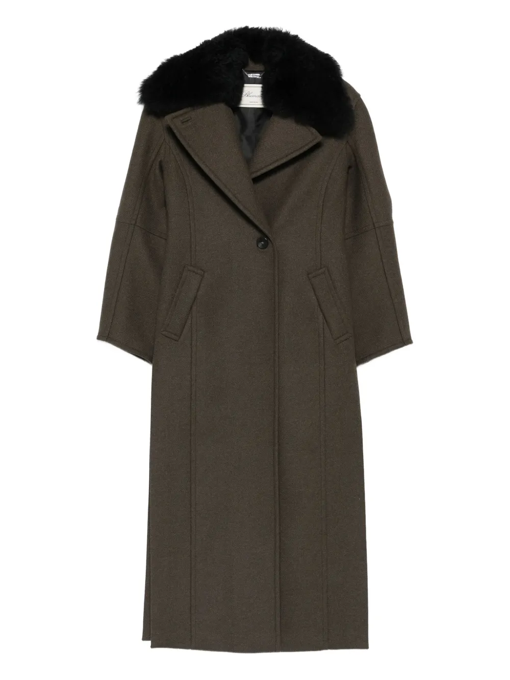 

Однобортное пальто BLUMARINE, зеленый