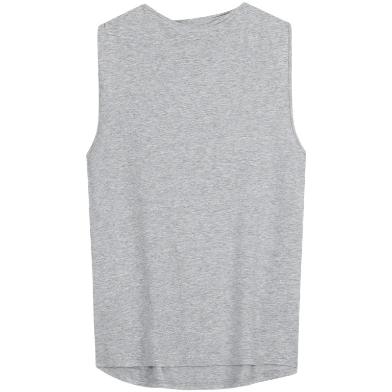 Топ-майка женская Calvin Klein, P79-Coconut Gray — фото 3