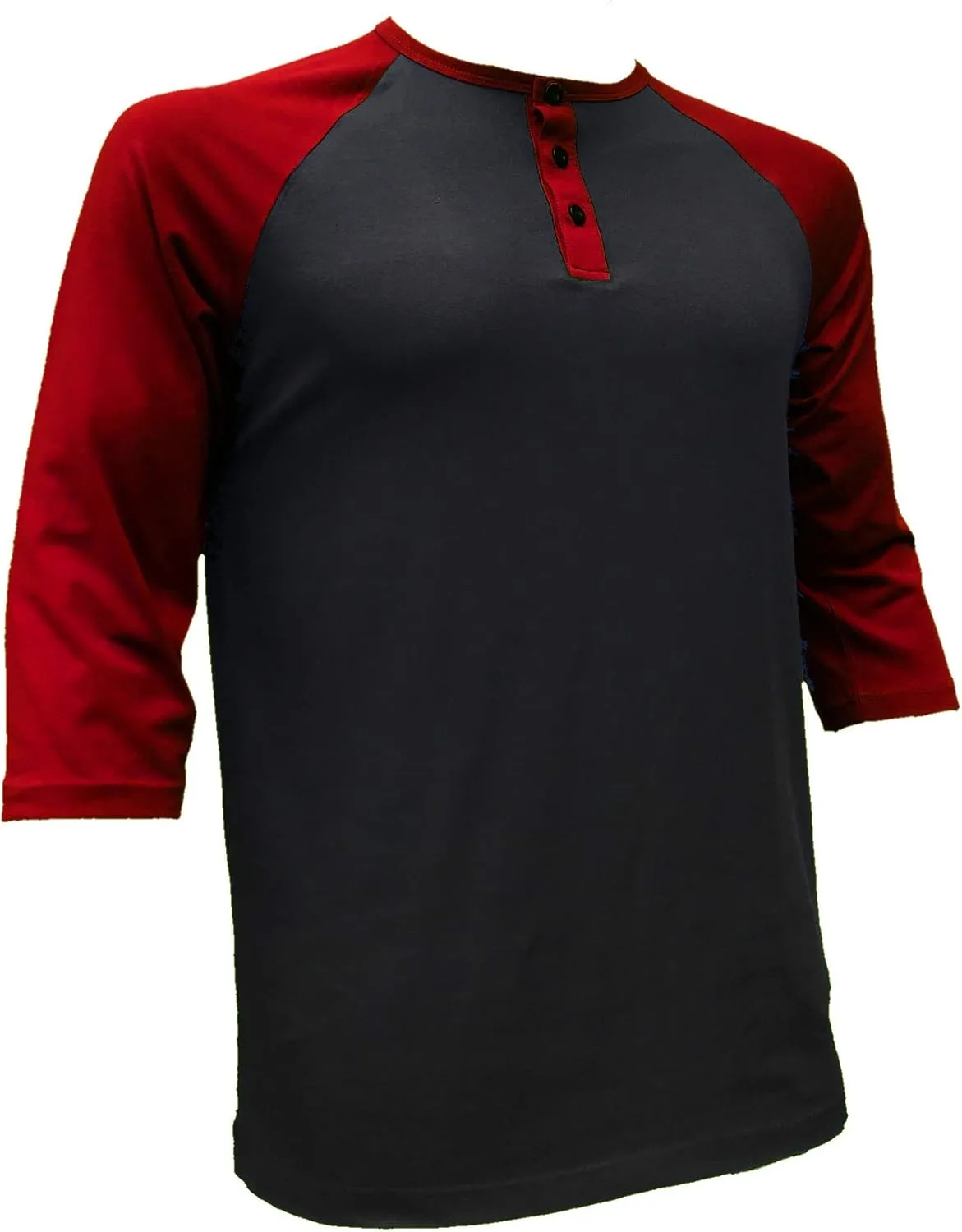 

Мужская бейсбольная футболка-хенли Big and Tall Heavy Weight RHQS Styllion