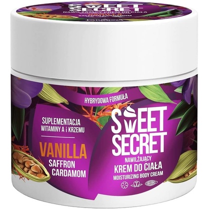 

Увлажняющий гибридный крем для тела Sweet Secret 200 мл Ваниль с шафраном Farmona