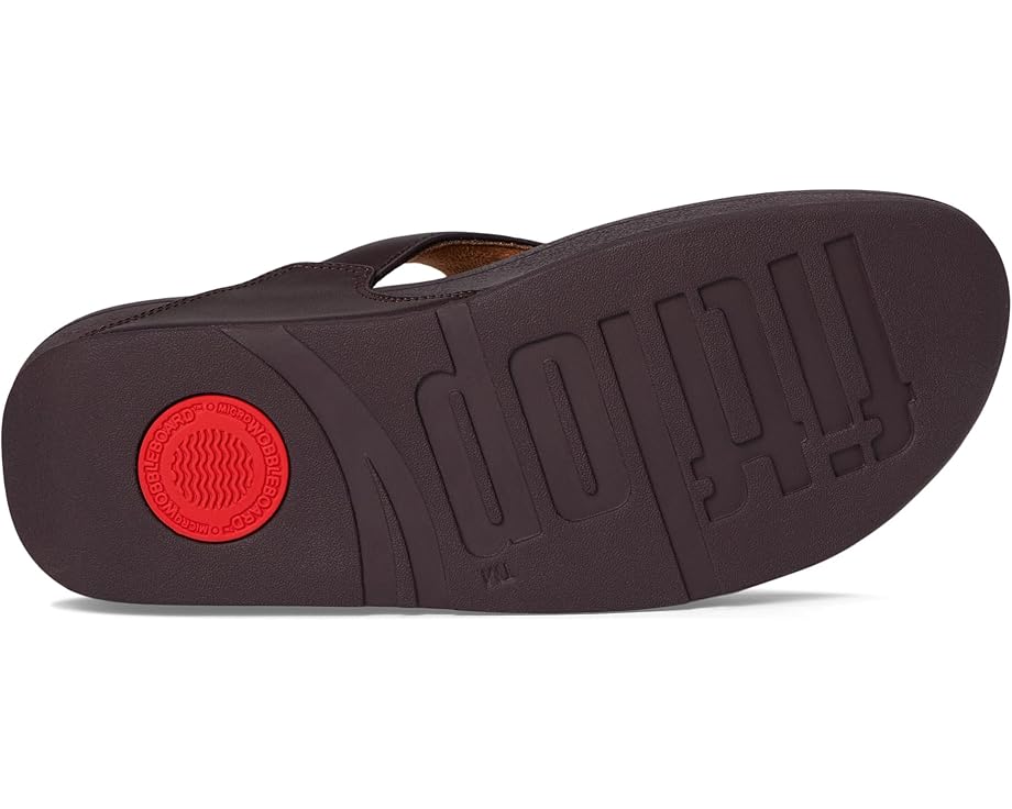 Туфли FitFlop Lulu Leather Toepost, цвет Plumberry — фото 3