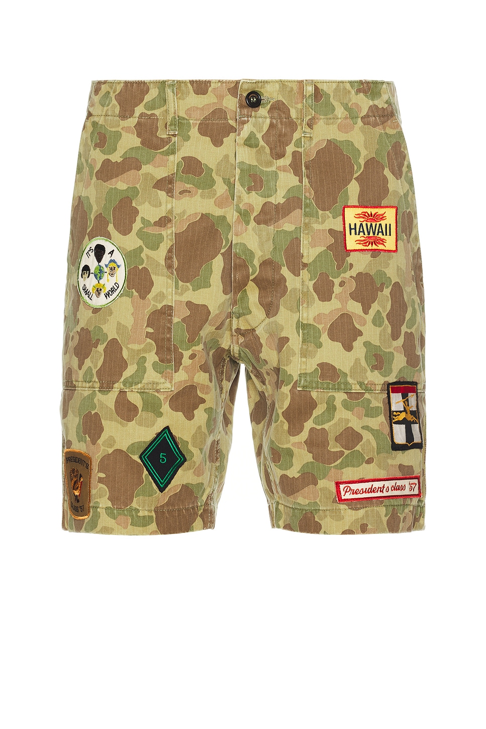 

Шорты-бермуды President'S, herringbone double camouflage