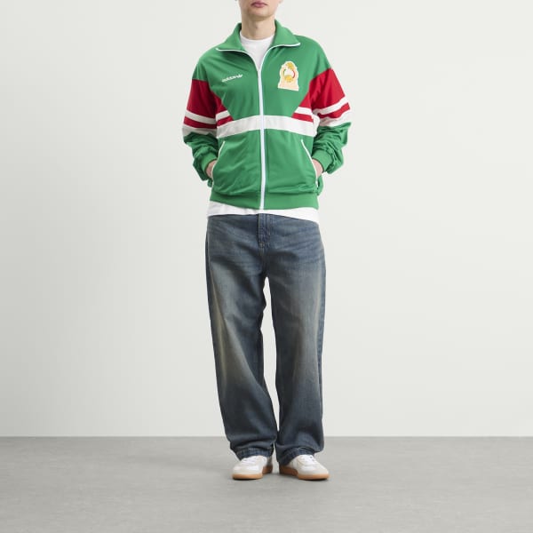Мексиканский спортивный топ 1986 года Adidas, зеленый — фото 4