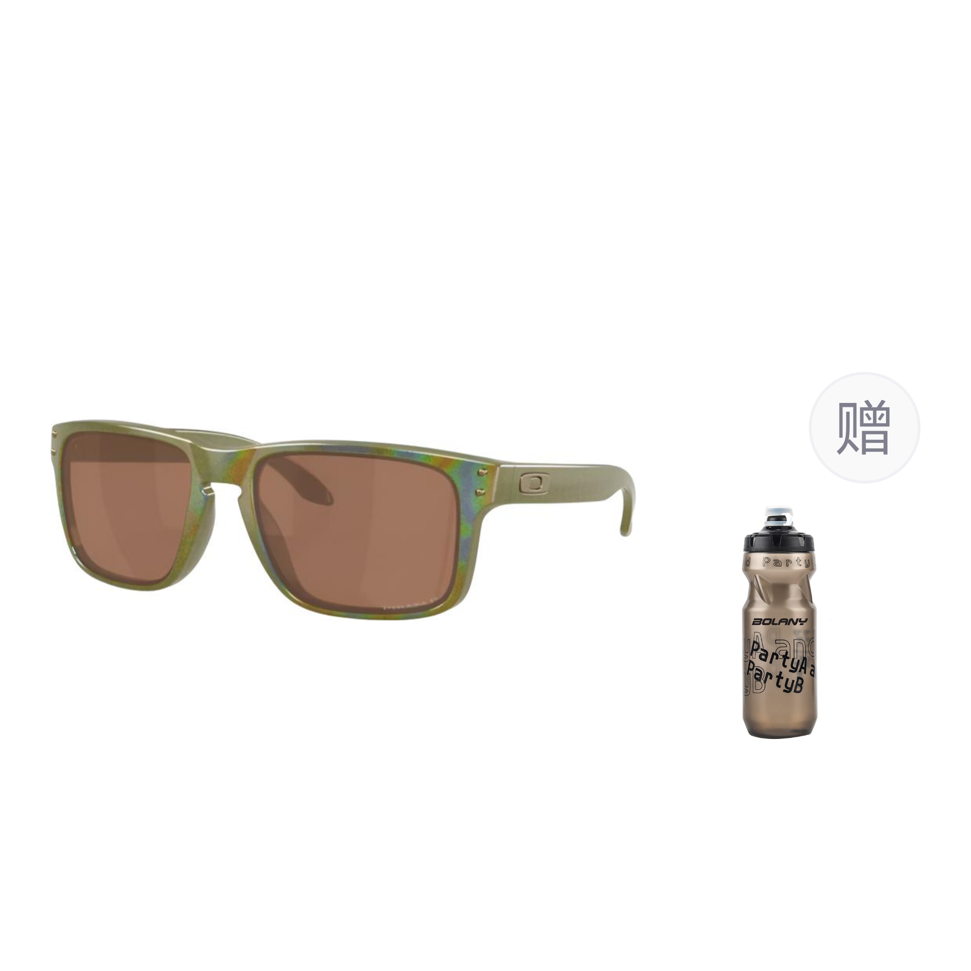 

Oakley Холбрук Солнцезащитные очки, 9244-82 Tungsten Coated Polarized+Kettle
