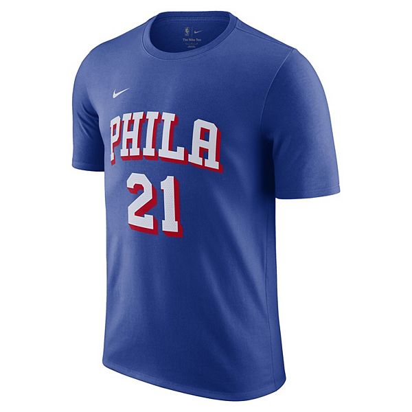 Футболка Philadelphia 76ers с именем и номером Джоэла Эмбиида Nike — фото 3