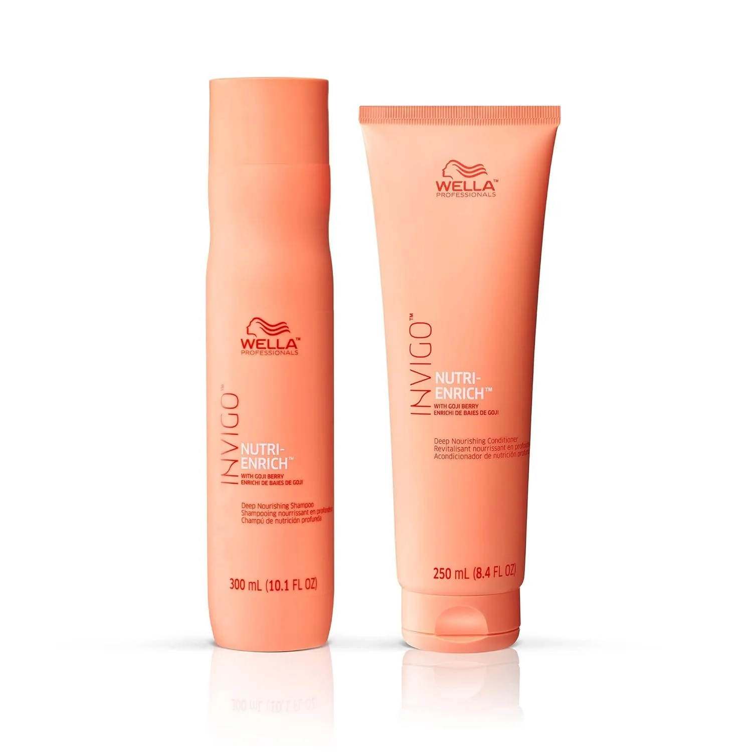 Набор шампуня и кондиционера Wella Professionals Invigo Nutri-Enrich, глубоко увлажняющий, для сухих и поврежденных волос.