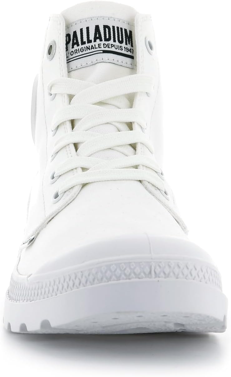 Мужские ботинки Palladium Pampa Hi Mono, серые, White — фото 2