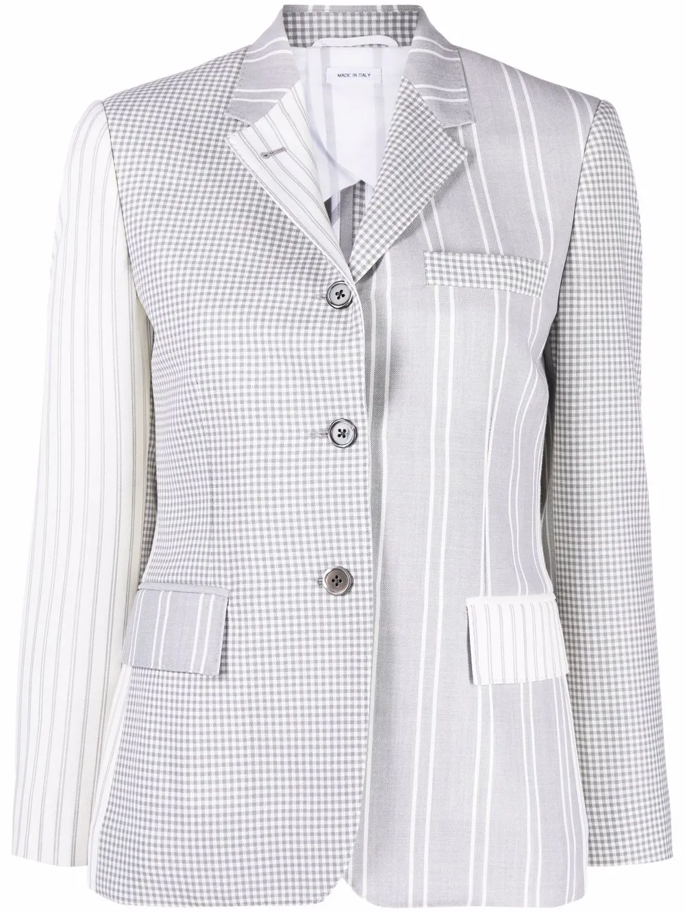 

Блейзер с узором THOM BROWNE, серый