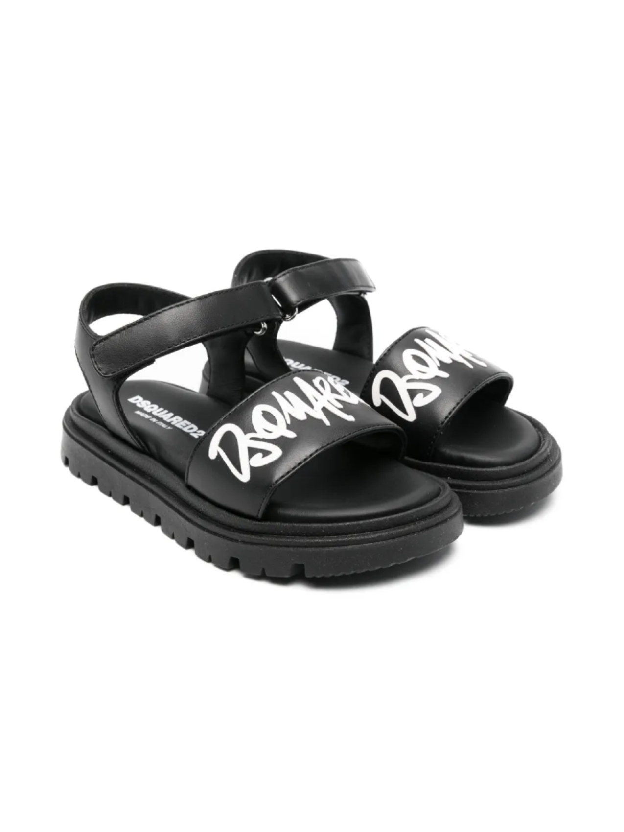 

Сандалии с логотипом DSQUARED2 KIDS, черный