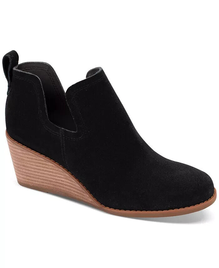 Ботинки Toms Kallie Женские US 7 Черные На платформе С круглым носком
