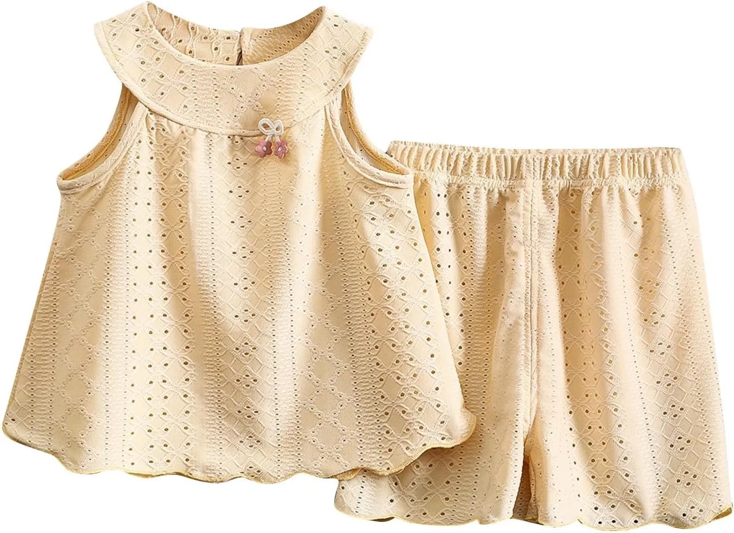 Детский комплект из топа и шорт, Zzalalana, Yellow