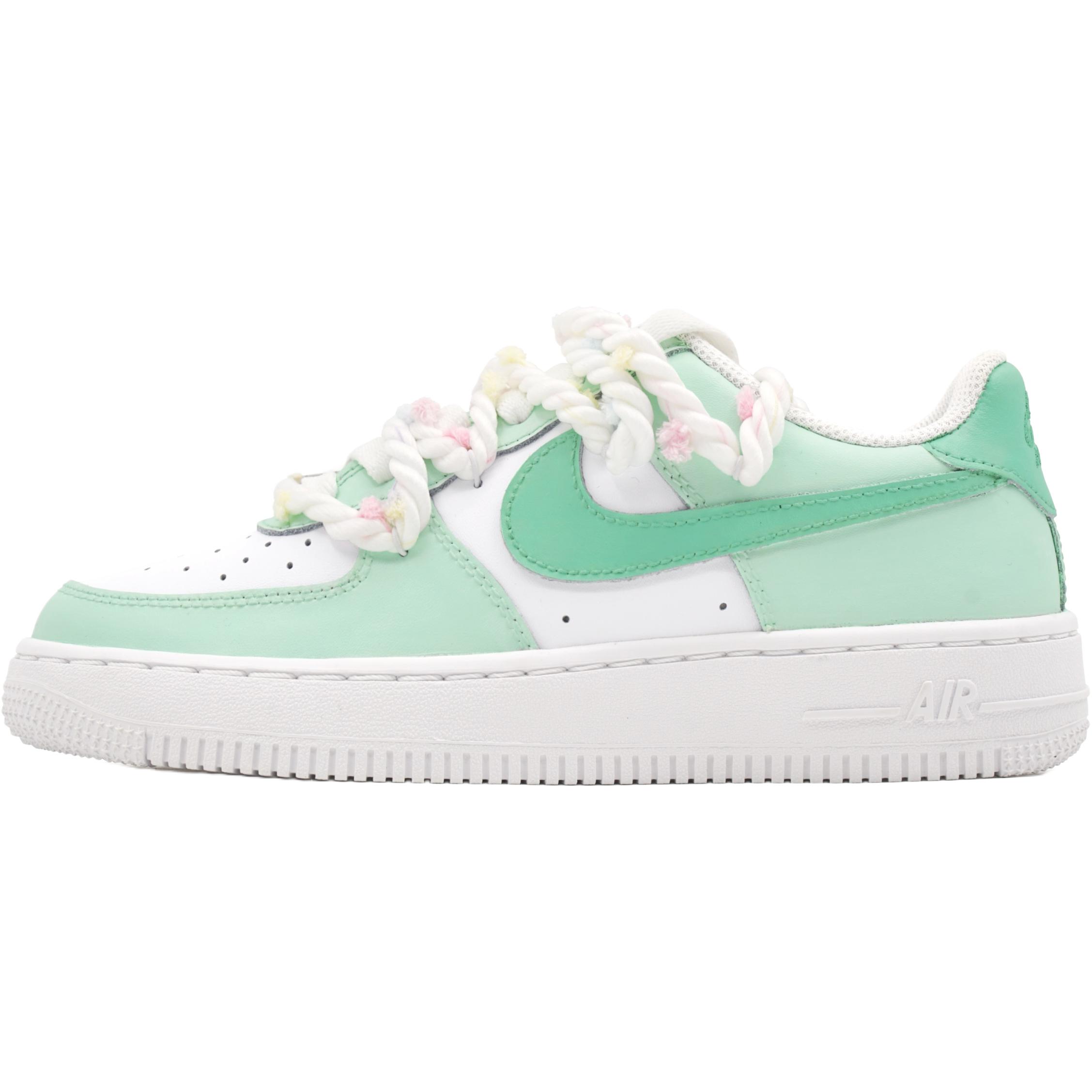 

Детские кроссовки для скейтбординга Air Force 1 для начальной школы Nike, зеленый