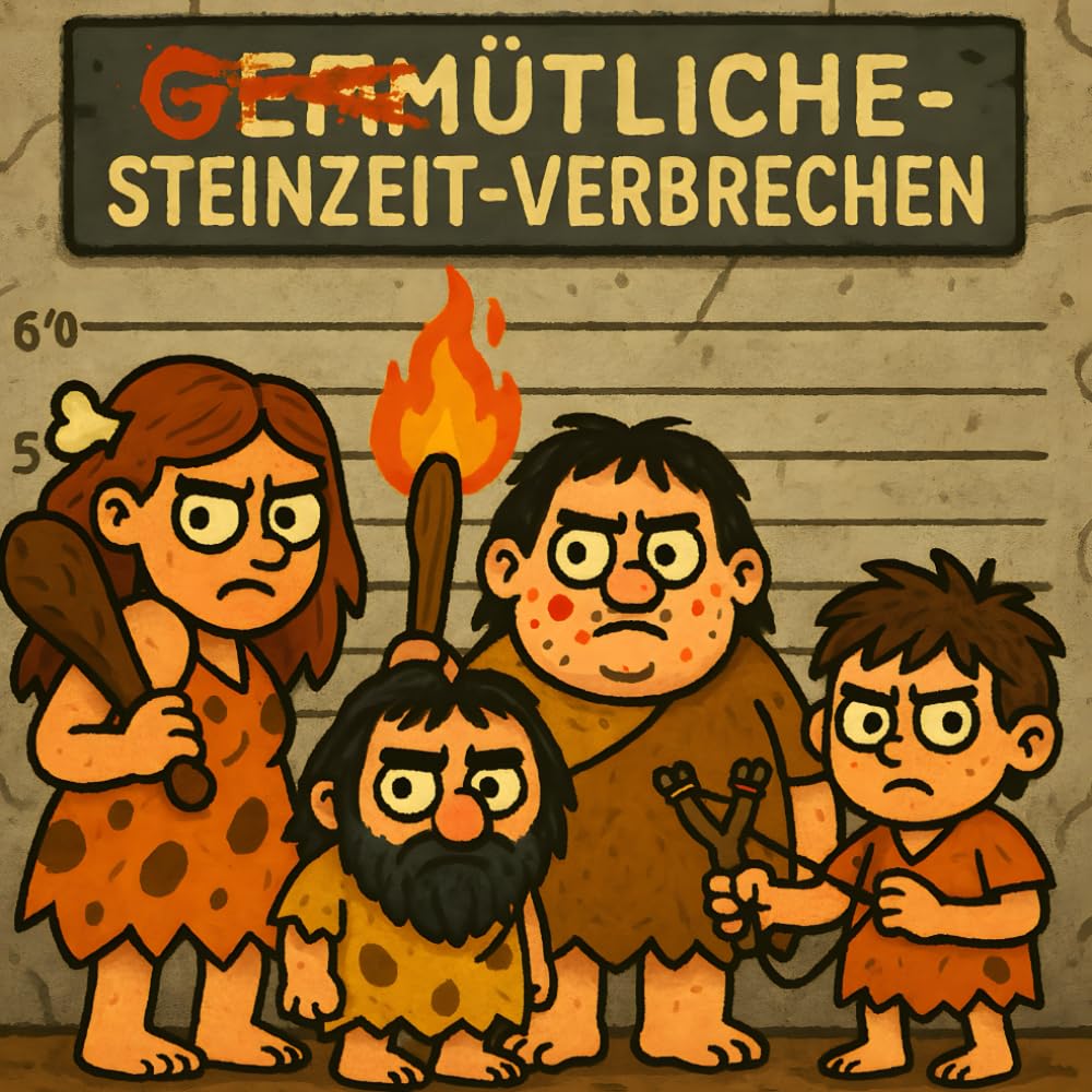 

Gemütliche Steinzeit-Verbrechen: Lustiges & Gruseliges Malbuch für Erwachsene, Ein urkomisches prähistorisches Malbuch voller witziger Steinzeit-Kriminalfälle (German Edition) (Independently published)