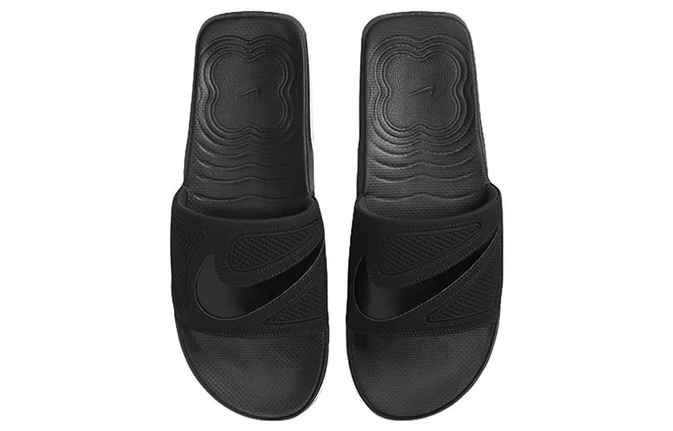 Сланцы Nike Air Max Cirro черные металлик серебро — фото 4
