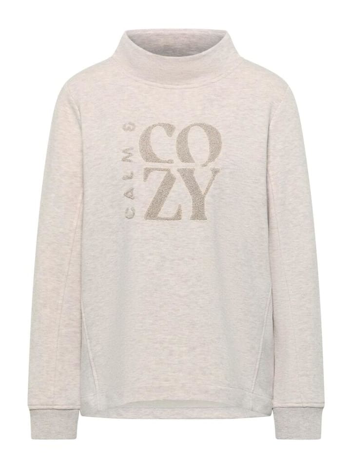 

Толстовка цвета овсяного молока, бежевый меланж Cecil