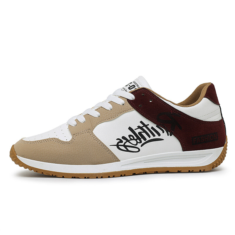 

Кроссовки мужские Lifestyle Shoes Men Low-Top Tuopin, бежевый/красный