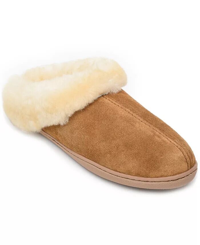 

Женские тапочки-мюли из овчины Minnetonka, бежевый